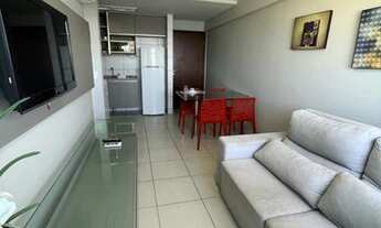 Imagem 2: Alugo excelente Apto 1 Qto, 33m² 100% mobiliado, andar super alto, localização fantástica