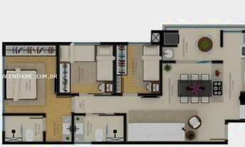 Imagem 6: Apartamento para Venda em Cambé, TORRE TIVOLI, 2 dormitórios, 1 suíte, 2 banheiros, 2 vaga