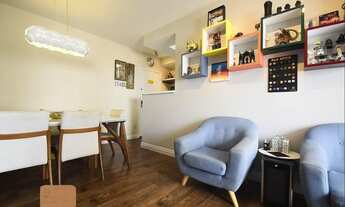 Imagem 6: Apartamento para venda 55 metros quadrados com 1 dormitório e living ampliado