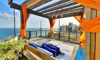 Imagem 7: Duplex com 6 suítes mais lazer privativo, com 4 vagas, vista privilegiada para o mar da Pr