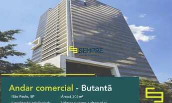 Imagem: Laje corporativa para locação com 4.203m²