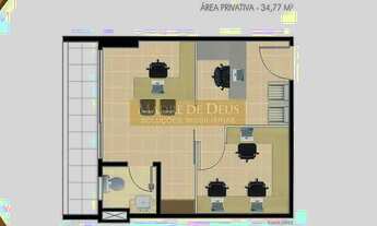 Imagem 3: Sala comercial à venda com 34m² no bairro Dionísio Torres - Fortaleza