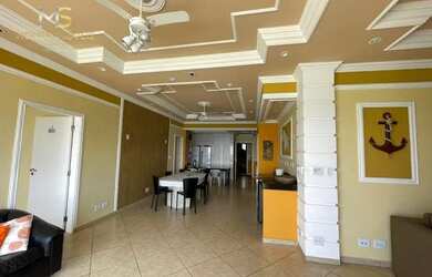 Imagem 3: Apartamento com 4 dormitórios para alugar, 206 m² por R$ 1.490,02/dia - Centro - Guarujá/S