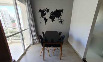 Imagem 6: Apto aluguel 40 m2. Mobiliado, 1 dorm, sacada, garagem e lazer, sol da manhã, planejados