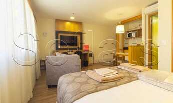 Imagem 3: Flat no Itaim Bibi disponível para locação com serviços de hotelaria a uma quadra da Av. F