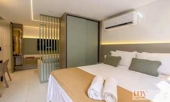 Imagem 7: Flat todo mobiliado com 51 m² e área externa na beira mar da praia do Cabo Branco