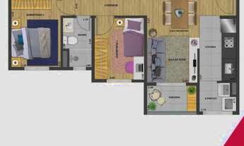 Imagem 4: Apartamento - Venda - Jardim das Indústrias - Jacareí - 2 dormitórios - Academia - Cinema