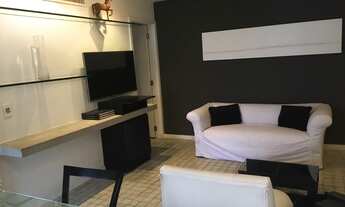 Imagem 5: Apart hotel totalmente mobiliado e equipado com eletrodomésticos varandas na sala e qu