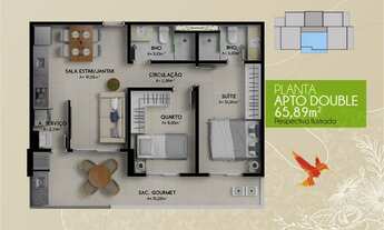 Imagem 6: Vogue Batista Campos Apartamento para venda 72m² com 2 quartos sendo 1 suíte e vagas na g