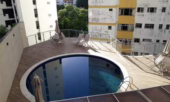 Imagem 1: Apartamento para aluguel possui 110 metros quadrados com 3 quartos em Chame-Chame - Salvad