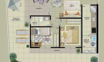 Imagem 14: Apartamento garden, Embaré, vista livre, prédio novo, (apto + garden