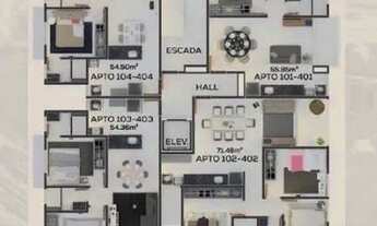 Imagem 7: Apartamentos de 02 quartos no Cristo, prédio com elevador e lazer, Doc. inclusa