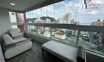 Imagem 2: Apartamento Alto Padrão Mobiliado Três Quartos Duas Suítes Varanda Gourmet Vista Mar Lazer