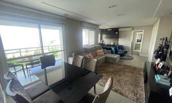 Imagem 2: Apartamento para venda tem 98 metros uteis, vista mar, alto, lazer top - Santos - SP