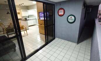 Imagem 4: Aluga Flat no Ed. Monblanc, nascente com varanda