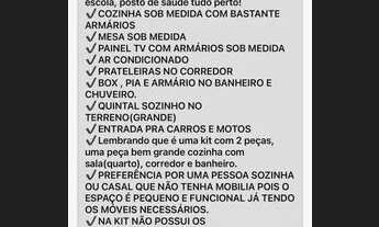 Imagem 7: ALUGO KIT TODA SOB MEDIDA INCLUSO LUZ E ÁGUA FICA NO BOM VIVER