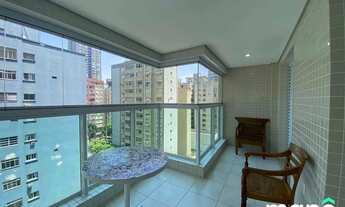 Imagem 2: Apartamento com 1 dormitório para alugar, 52 m² por R$ 5.200,00/mês - Gonzaga - Santos/SP