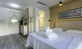 Imagem 3: Studio novo e totalmente mobiliado e equipado, com maravilhosa área de lazer no rooftop