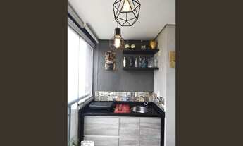 Imagem 3: Apartamento para venda 55 metros quadrados com 1 dormitório e living ampliado