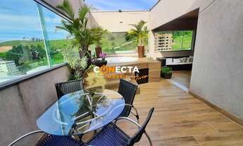 Imagem 4: Cobertura com Ampla área gourmet e banheira de hidromassagem em Viçosa mg