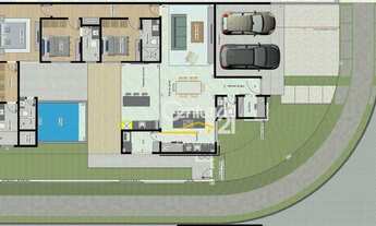 Imagem 3: Casa com 3 dormitórios à venda, 173 m² por R$ 1.490.000,00 - Condomínio Jardim Brescia - I