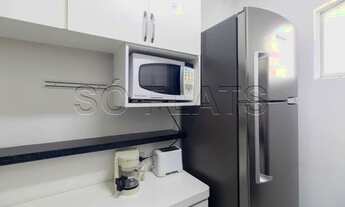 Imagem 6: Flat lindo e mobiliado com 2 dorms e 1 vaga de garagem disponível para locação na região d