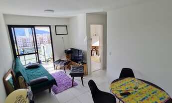 Imagem 2: Apartamento no Contemporâneo Design Resort Campo Grande 4º andar c/ direito a laje e vaga