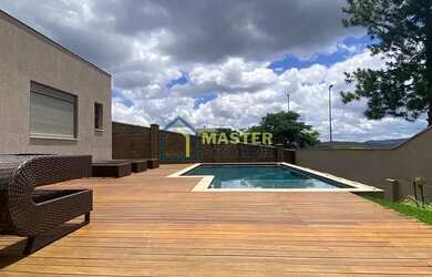 Imagem 6: Casa nova, linear, 4 quartos, 2 suítes e 2 semi, piscina, área gourmet, para locação, Alph