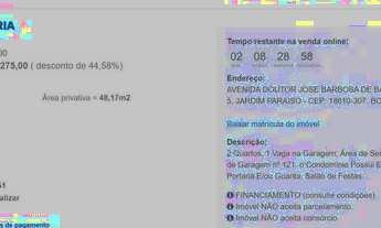 Imagem 7: Apartamento para venda com 48 metros quadrados com 2 quartos em Jardim Paraíso - Botucatu
