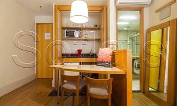 Imagem 6: Flat no Itaim Bibi disponível para locação com serviços de hotelaria a uma quadra da Av. F