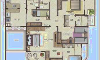 Imagem 4: Apartamento de 3 quartos sendo 1 suíte com 155m² em São José