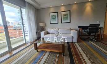 Imagem: Flat com 1 dormitório para alugar, 53 m²