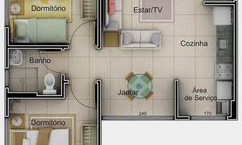 Imagem 6: UBERLÂNDIA - Apartamento Padrão - JARDIM ESPANHA