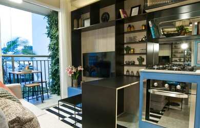 Imagem 6: More na Chacará Santo Antonio, apartamentos com 1 dormitório e sacada