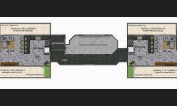 Imagem 4: Apartamento com área privativa para aluguel, 2 quartos, 1 suíte, 2 vagas, Santo Agostinho