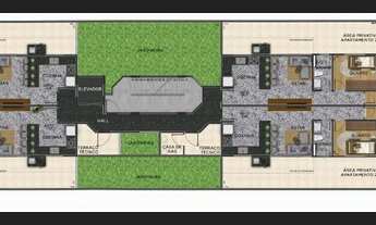 Imagem 2: Apartamento com área privativa para aluguel, 2 quartos, 1 suíte, 2 vagas, Santo Agostinho