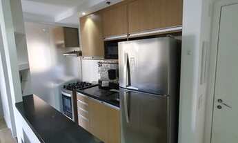 Imagem 7: Apto aluguel 40 m2. Mobiliado, 1 dorm, sacada, garagem e lazer, sol da manhã, planejados