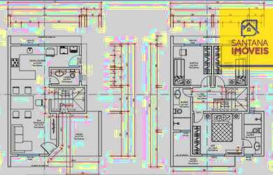 Imagem 2: Sobrado com 3 dormitórios à venda, 103 m² por R$ 497.000 - São Marcos - Campo Largo/PR