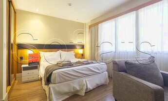 Imagem 5: Flat no Itaim Bibi disponível para locação com serviços de hotelaria a uma quadra da Av. F