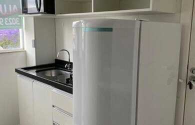 Imagem 2: Apartamento com 1 dormitório para alugar, 21 m² por R$ 1.605,00/mês - Bacacheri - Curitiba