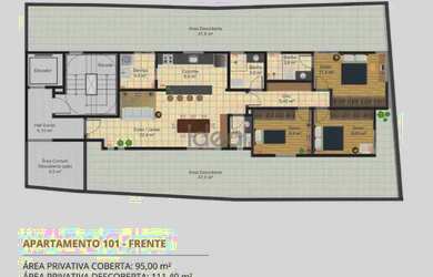 Imagem 3: Apartamento à venda, 3 quartos, 1 suíte, 1 vaga, Centro - Viçosa/MG