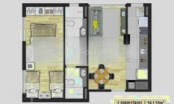 Imagem 1: Apartamento à venda Rua Olavo Bilac, Azenha - Porto Alegre