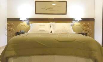 Imagem 4: Apto lindo no Quality Alphaville com 1 dormitório e 1 vaga de garagem, disponível para loc