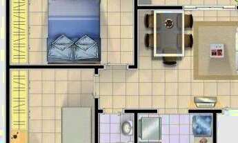 Imagem 3: Apartamento com 2 Quartos no Jardim Paradiso Antúrio - Quitado