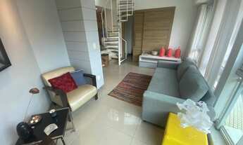 Imagem: Apartamento mobiliado quarto e sala duplex