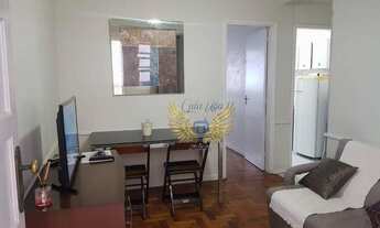 Imagem 2: Apartamento Ponta da Praia 1 dormitório , uma quadra da praia com elevador e garagem