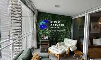 Imagem 6: Lindo apartamento para alugar no Itaim Bibi com 135m2 e 2 suítes semi mobiliado