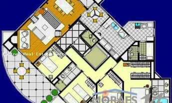 Imagem 4: Apartamento para Venda em São Paulo, Panamby, 4 dormitórios, 3 suítes, 4 banheiros, 3 vaga