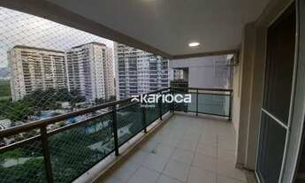 Imagem 2: Apartamento com 3 dormitórios para alugar, 96 m² por R$ 6.900,00/mês - Barra da Tijuca - R