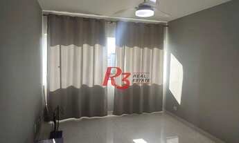 Imagem 1: Apartamento com 1 dormitório à venda, 60 m² por R$ 300.000,00 - Marapé - Santos/SP